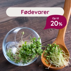 Fdevarer - Op til 20 %